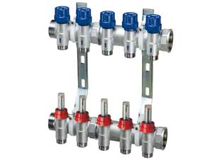 Коллектор FAR FK 3981 1143410, евроконус, 1"1/4 x 3/4", 10 выходов