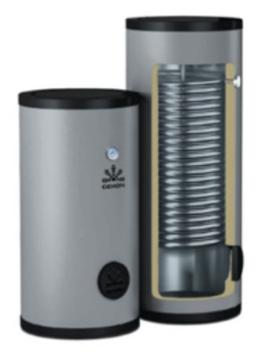 Бойлер напольный BXL 1000 л, с 1-м ТО, 150 кВт, INOX, Gekon