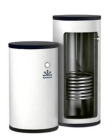 Бойлер настенный BW 120 л, с 1-м ТО, 28 кВт, подключение нижнее, INOX, Gekon