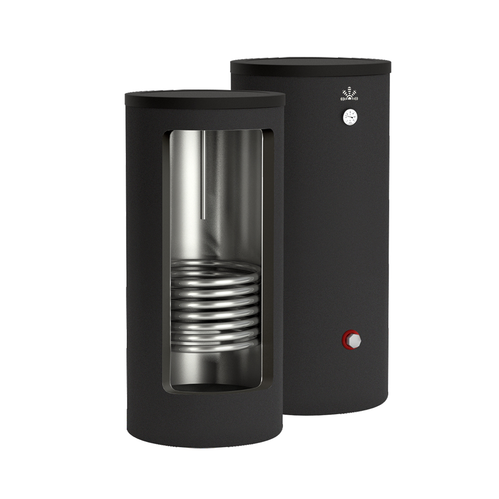 Бойлер напольный B01S 160 л, с 1-м ТО, 20 кВт, INOX, Gekon