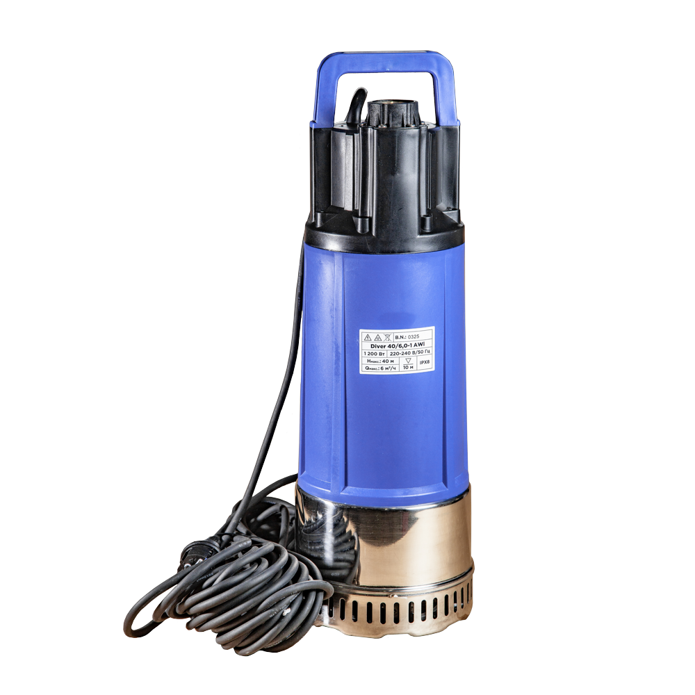 Насос погружной KROMWELL Diver 40/6,0-1 Awi, арт. 18300