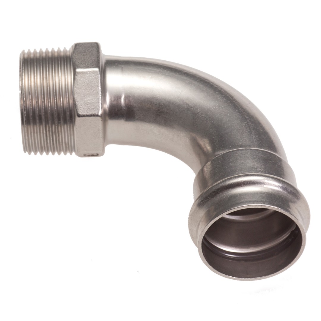 Пресс-отвод 90° CON-PIPE PRESSINOX НР OD 18xR1/2