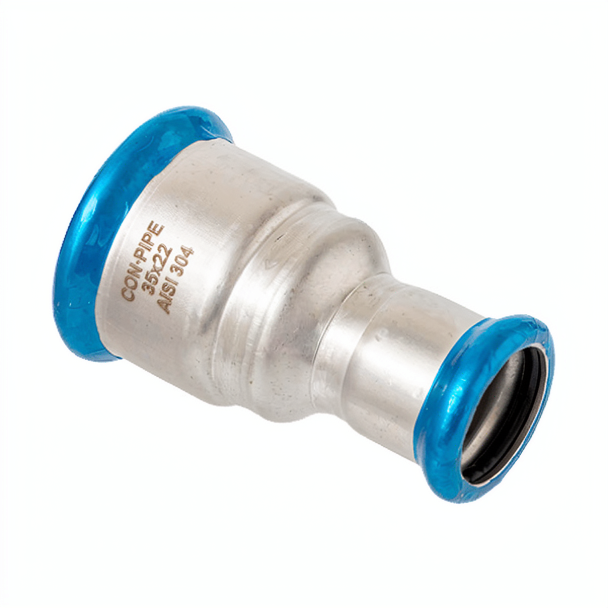 Пресс-муфта CON-PIPE PRESSINOX переходная OD 35x18 (DN 32x15) AISI 304