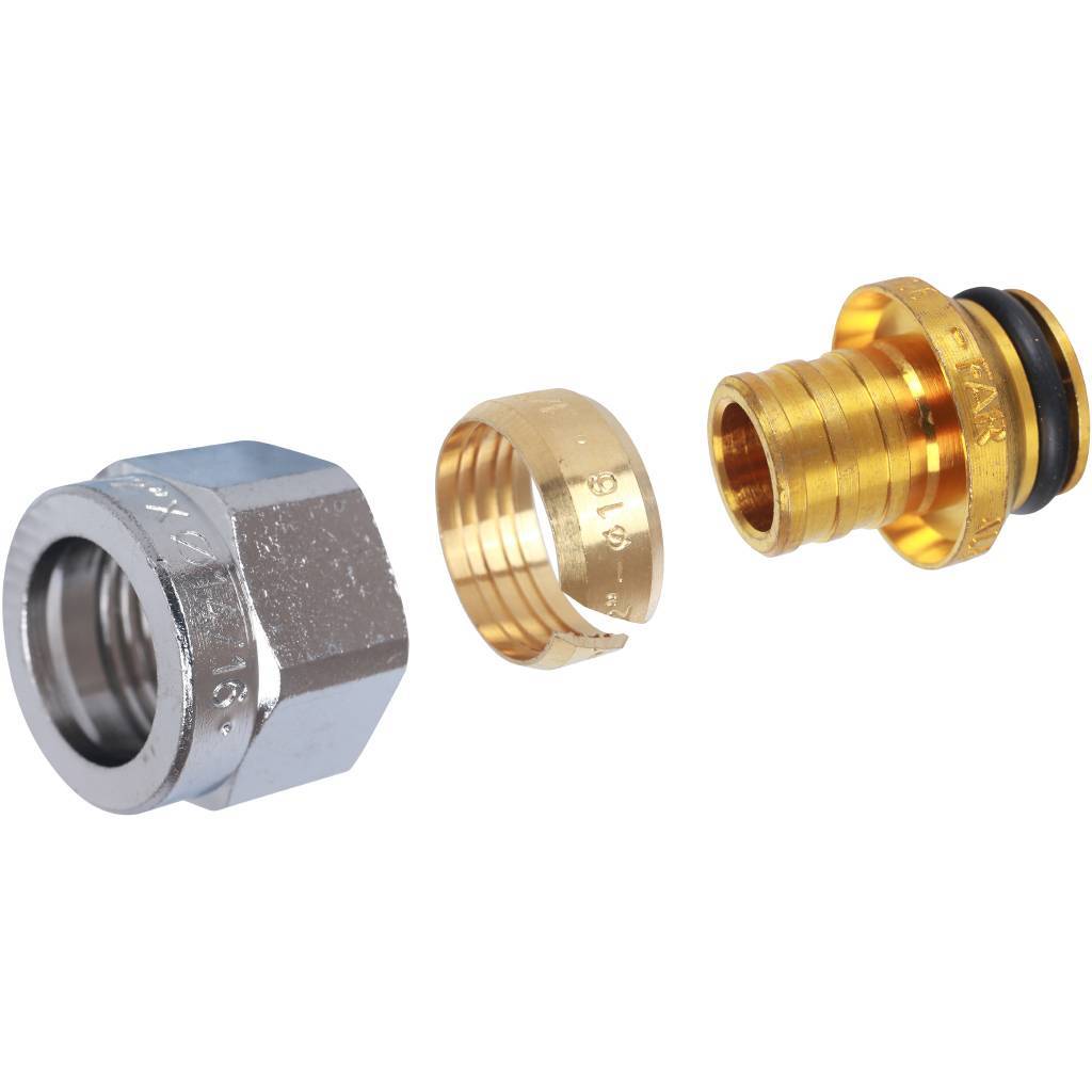 Коллектор FAR FC 5750 C12, без концовки и накидной гайки, 1/2", 2 выходов