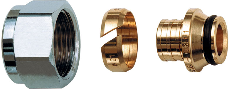 Соединитель для коллектора FAR FC 6075 288286, евроконус, 3/4" - 21 Х 2