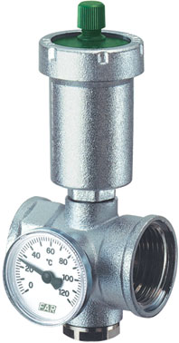 Хромированный коллекторный узел FAR FK 3435 112, 1 x 1/2