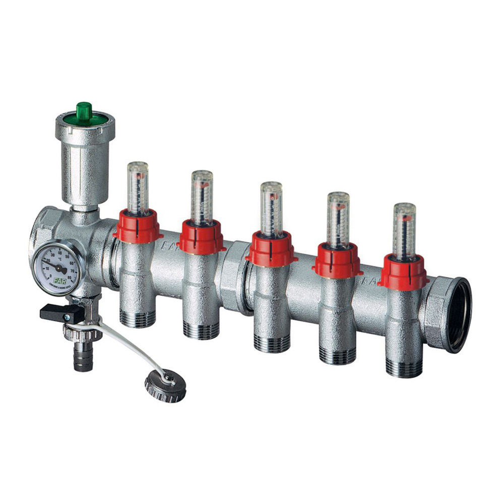 Коллектор FAR FK 3560 C11409, M24x19, 1 1/4", 9 выходов