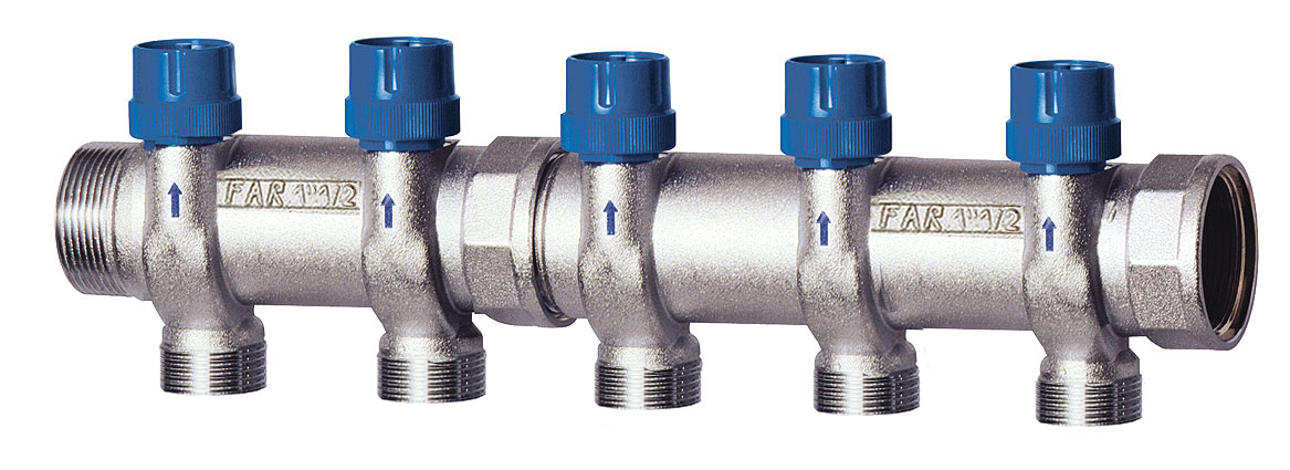 Коллектор FAR FK 3910 11210, 1 1/2", 10 выходов