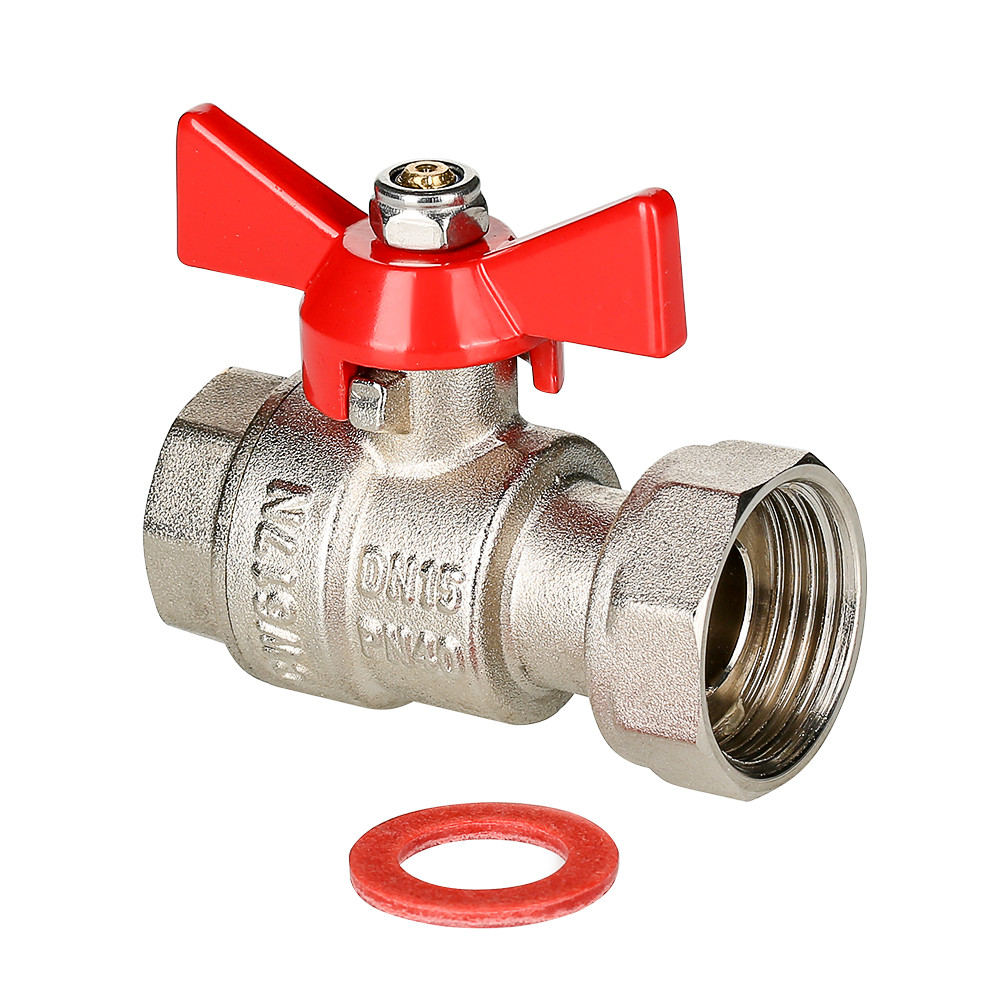Кран шаровой с накидной гайкой 3/4"x1" вн.-вн VALTEC