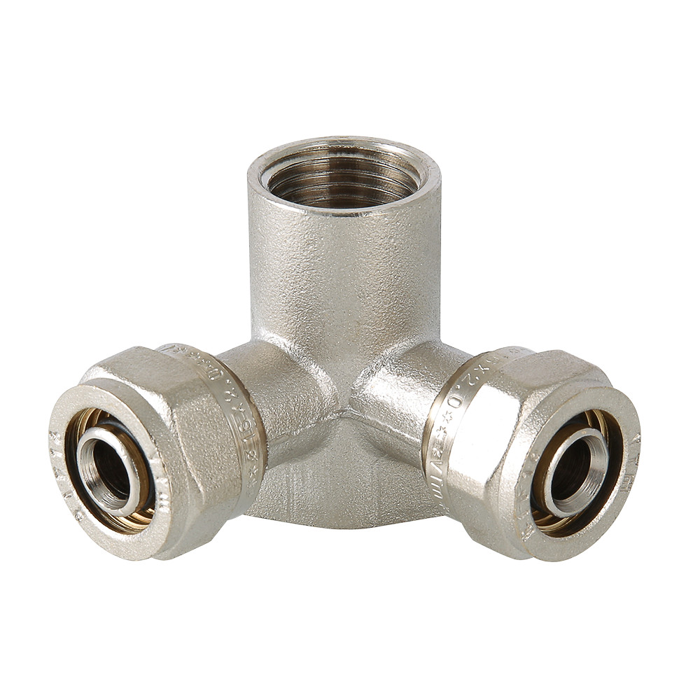 Водорозетка обжимная проходная 16х1/2" VALTEC