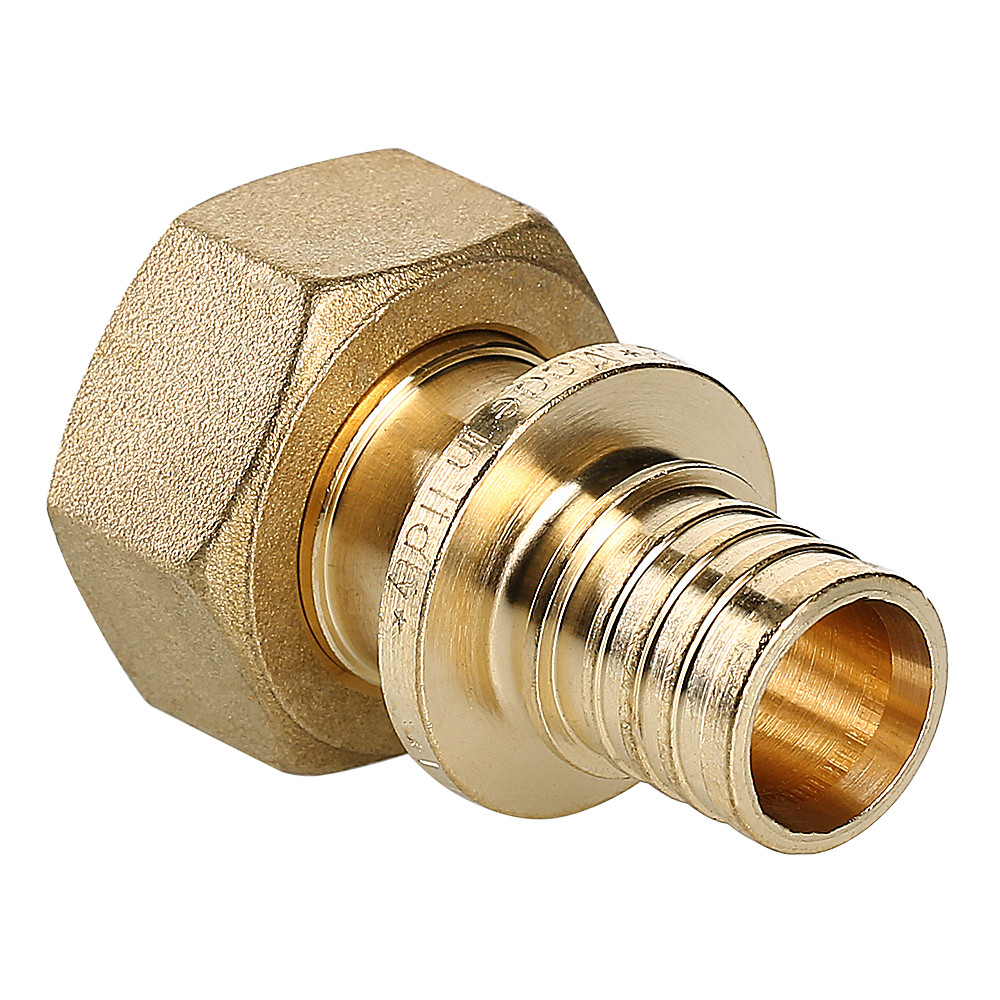 Соединитель надвижной с накидной гайкой 16(2,2) х 1/2" VALTEC, арт. VTm.422.BG.001604